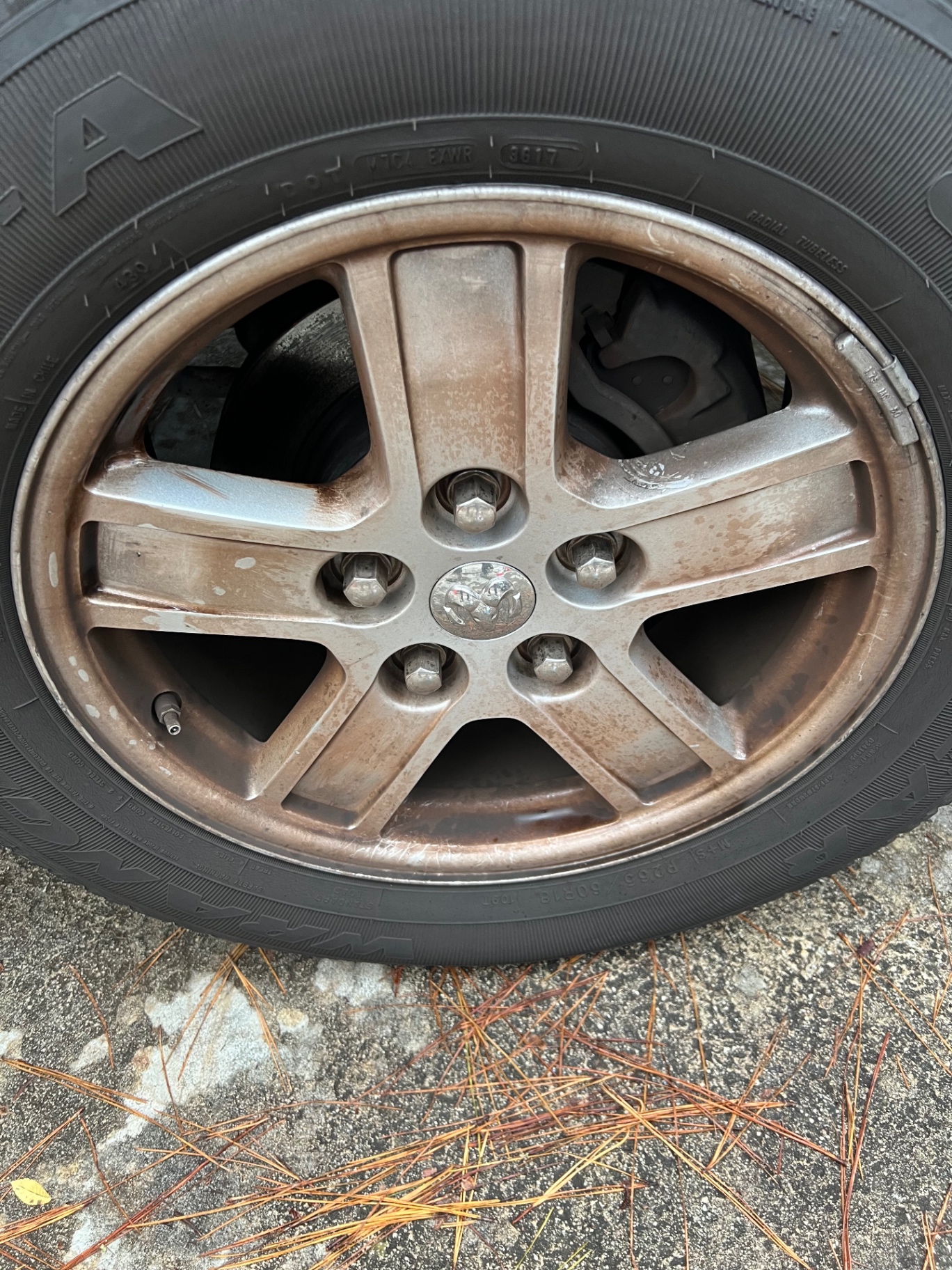 Wheel Refinishing before